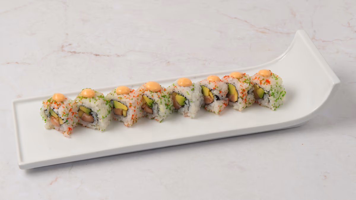 Uramaki rolls με σουσάμι